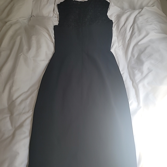 Alexander McQueen Honeycomb Illusion Black Sleeveless Dress Size 38 - Picture 3 of 14